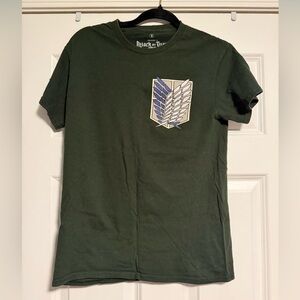Ripple Junction Attack on Titan Green Tee